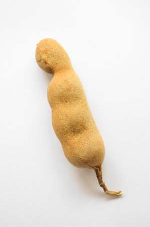 Tamarind isolated on white backgroundの写真素材