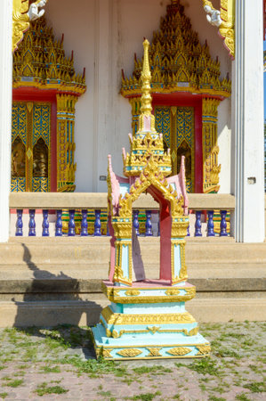 public temple in country Thailandの写真素材