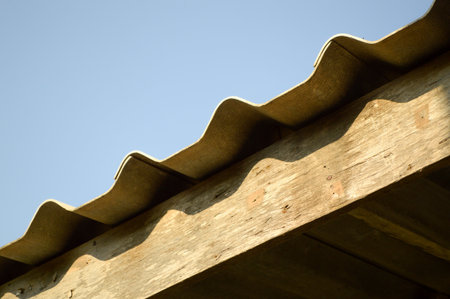tile roof in country Thailand