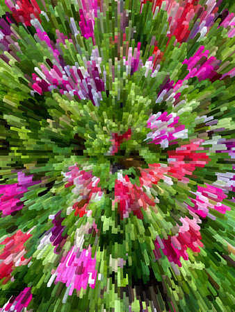 abstract colorful blocks texture Illustrationの写真素材