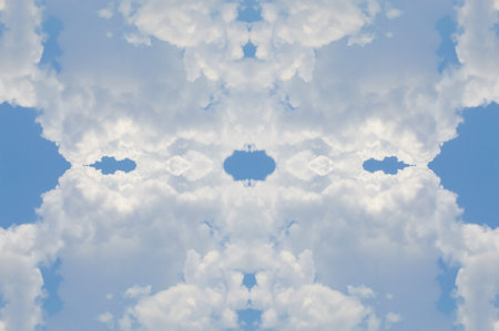 art blue abstract pattern backgroundの写真素材