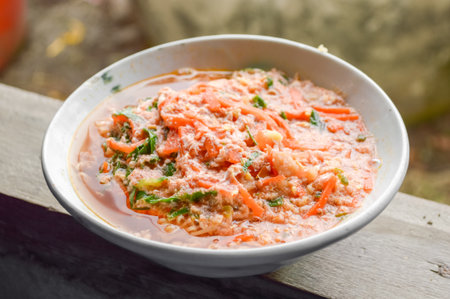 spicy noodles - Thailand healthy foodの写真素材