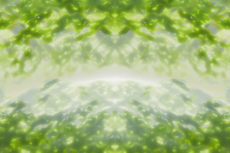 green abstract pattern backgroundの写真素材