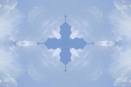 art blue abstract pattern background