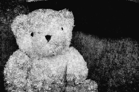 art grunge teddy bearの写真素材