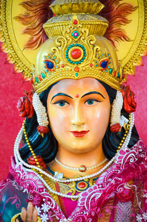 beautiful Lakshmi statue in Saman temple, Thailandの写真素材