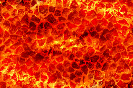 art hot lava fire abstract pattern illustration backgroundの写真素材