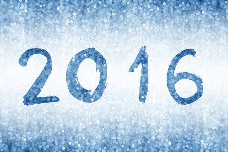 Happy new year celebration 2016  illustration backgroundの写真素材