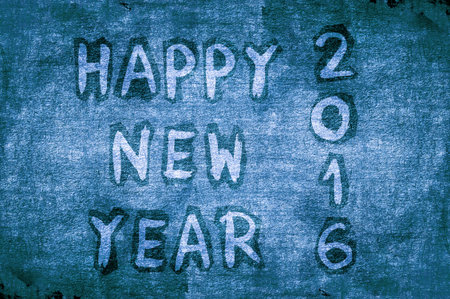 Happy new year celebration 2016 color illustration backgroundの写真素材