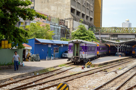 train station in bangkok Thailandのeditorial素材