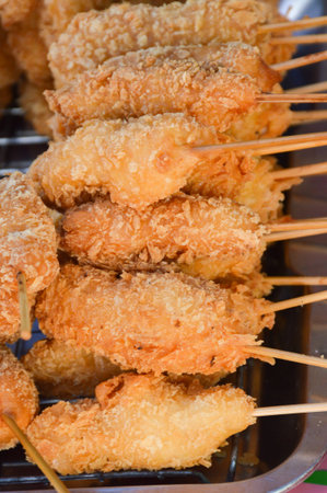 fried chicken crispyの写真素材
