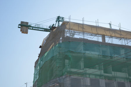 Building and construction siteの写真素材