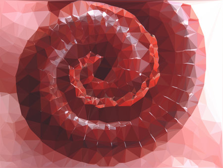 Low polygon millipedeの写真素材