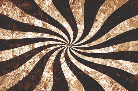 art grunge brown rays abstract pattern illustration backgroundの写真素材