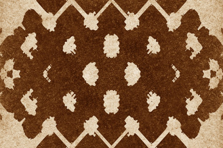 art grunge brown ragged abstract pattern illustration backgroundの写真素材