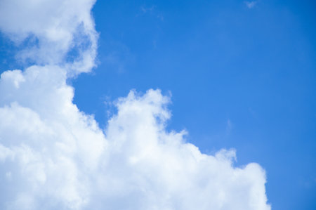 blue sky and white cloud