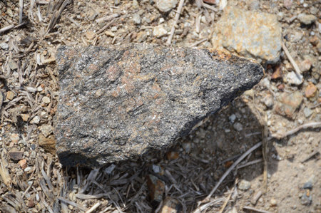 close up dry stoneの写真素材