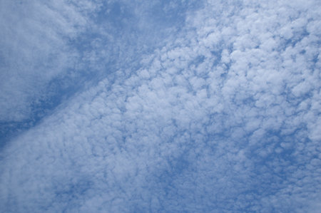 blue sky and white cloud for backgroundの写真素材