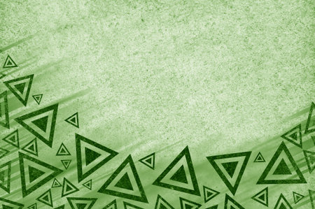 art grunge green triangle pattern illustration backgroundの写真素材
