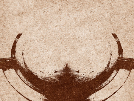 art grunge brown abstract pattern illustration backgroundの写真素材