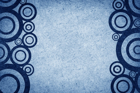 art grunge blue circle abstract pattern illustration backgroundの写真素材
