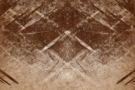 art grunge brown ragged abstract pattern illustration backgroundの写真素材