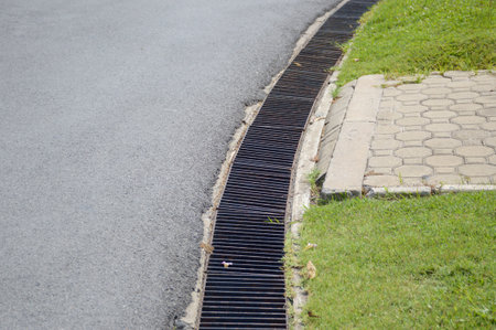 Close up of grunge grate on the floorの写真素材
