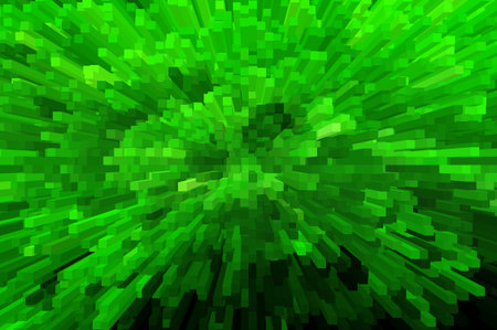 art green blocks abstract pattern illustration background