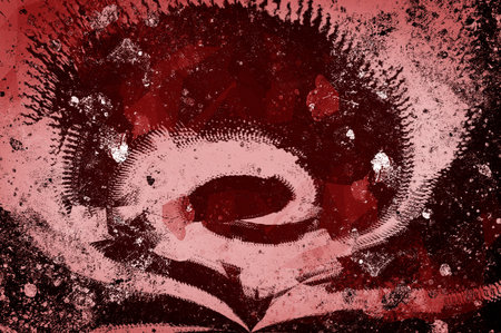 art grunge red abstract pattern illustration backgroundの写真素材