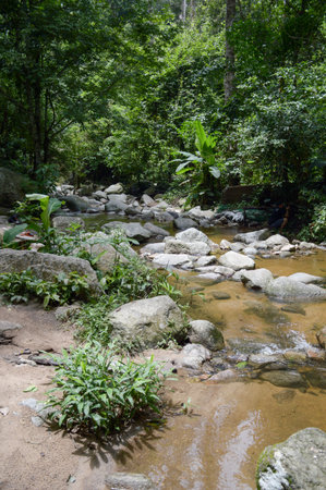 chan ta then waterfall in Bang Phra, Sriracha, Chonburi, Thailand