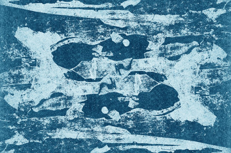 art grunge blue ragged abstract pattern background