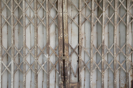 old iron door textureの写真素材