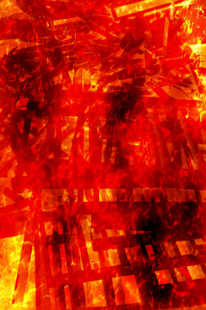 art fire burning wood background