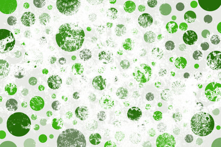 art green circle on white illustration backgroundの写真素材