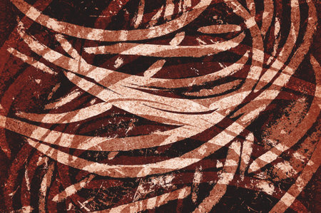 art grunge brown abstract pattern illustration backgroundの写真素材