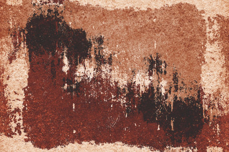 art grunge brown ragged abstract pattern illustration background