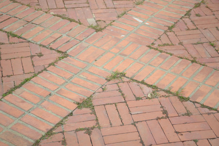 cement brick floor textureの写真素材