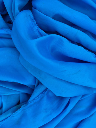 blue textile textureの写真素材