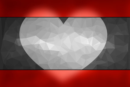 art heart shape illustration backgroundの写真素材