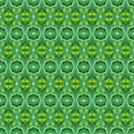 art green color seamless abstract pattern illustration backgroundの写真素材