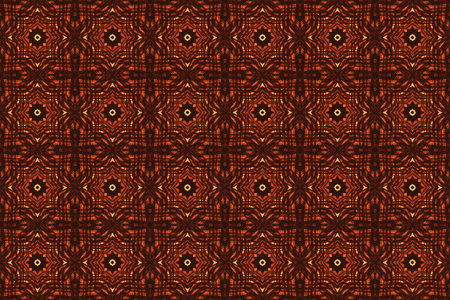 art brown seamless abstract pattern illustration backgroundの写真素材