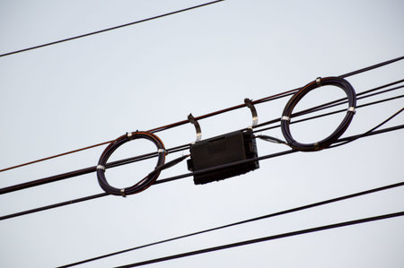 close up cable in country Thailand