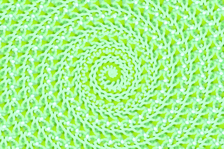 art green color spiral abstract pattern illustration background
