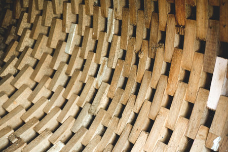 old wooden textureの写真素材