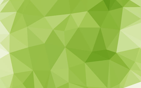 art green color polygon abstract pattern illustration backgroundの写真素材