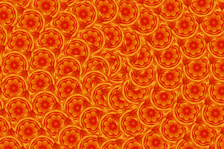 art orange color spiral abstract pattern illustration background