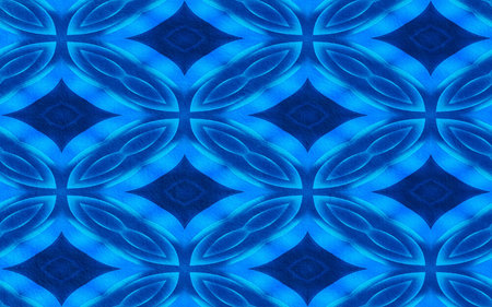 art blue color seamless abstract pattern illustration background