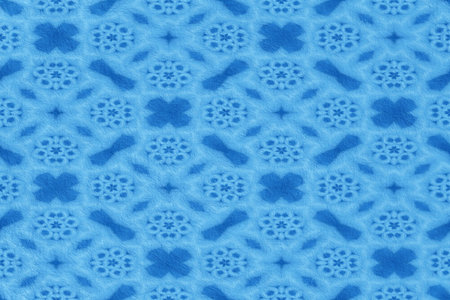 art blue color seamless abstract pattern illustration backgroundの写真素材