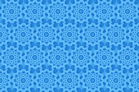 art blue color seamless abstract pattern illustration background