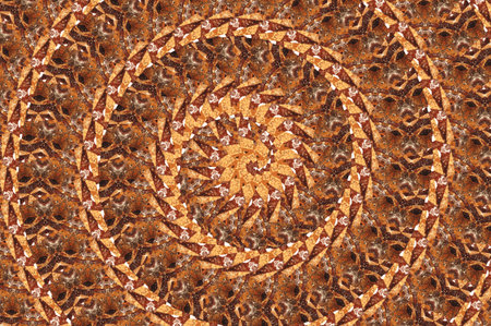 art grunge brown spiral abstract pattern illustration background